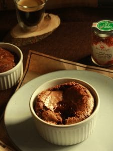 Fondant au chocolat et piment d'Espelette