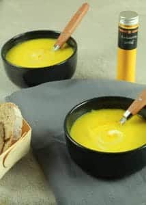 crème de chou fleur au curcuma
