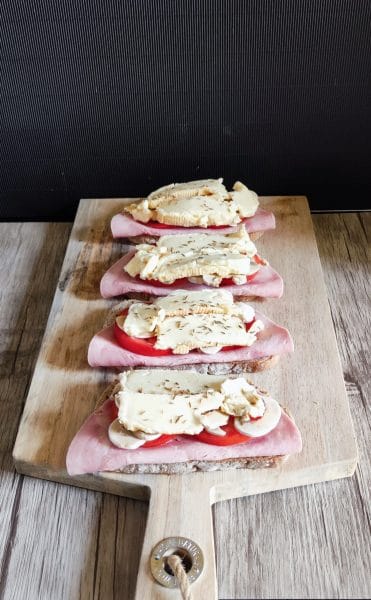 Tartines au maroilles4 8
