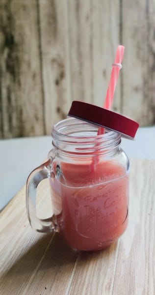 Smoothie pomme framboise Smoothie pomme framboise
