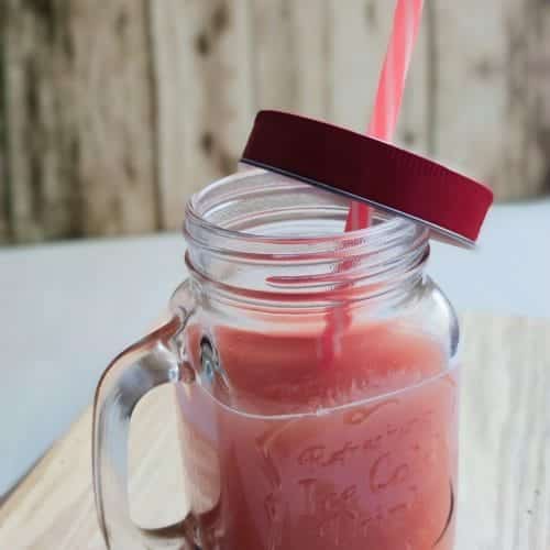 Smoothie pomme framboise