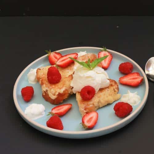 pain perdu de kouglopf aux fruits rouges
