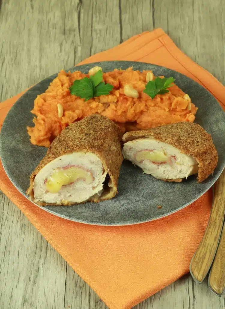 cordon bleu roulé pané