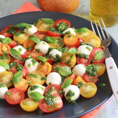 salade de tomates mozzarella