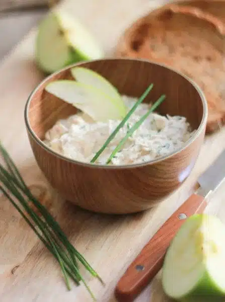 rillettes de maquereau et pomme granny