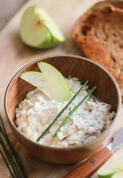 rillettes de maquereau et pomme granny