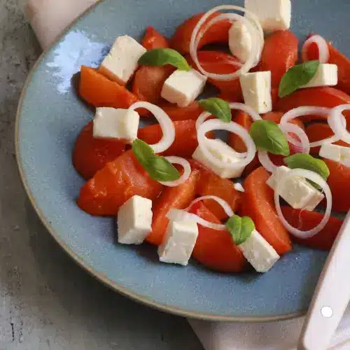 salade d'abricots et feta
