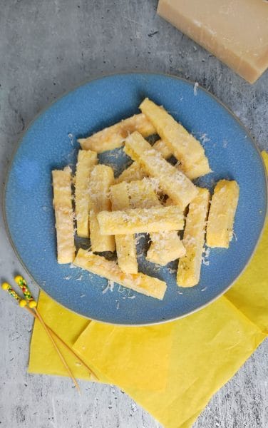 Frites de polenta au four Frites de polenta au four