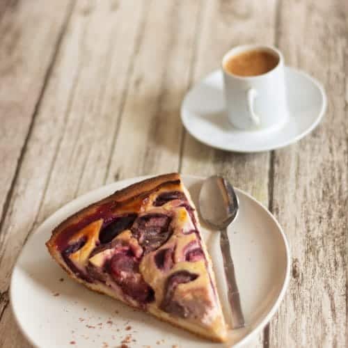 Tarte aux quetsches à la cannelle