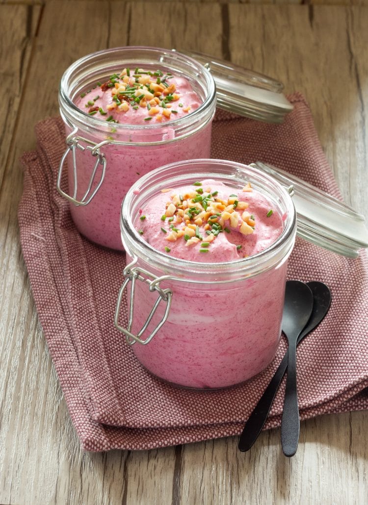 Mousse de betterave au cumin