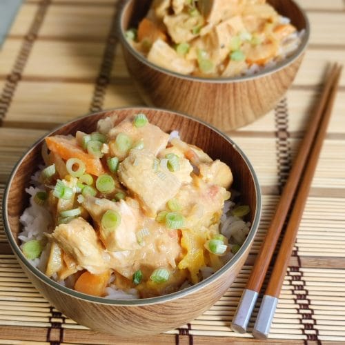 Curry de poulet aux légumes