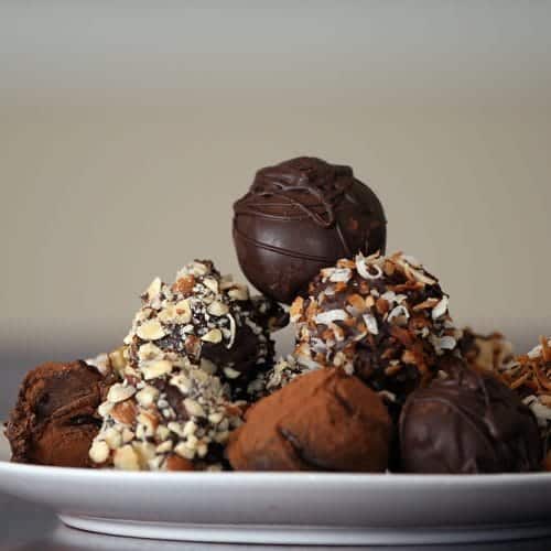 Truffes au chocolat et zestes d'orange 1 Truffes au chocolat et zestes d'orange