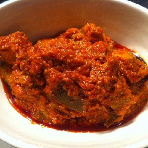 La sauce harissa maison