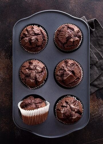 muffins au chocolat et pilment d'espelette