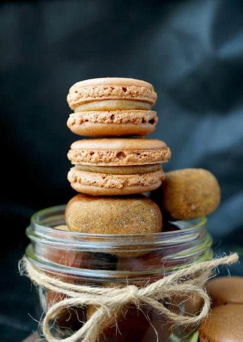 macarons aux senteurs de Noël