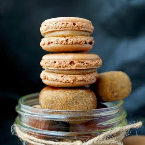 macarons aux senteurs de Noël