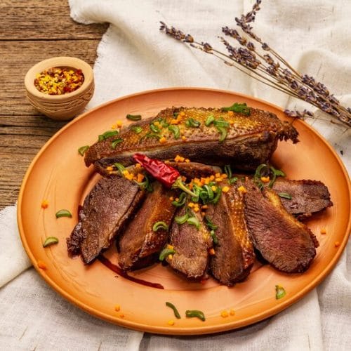 magret de canard rôti aux épices