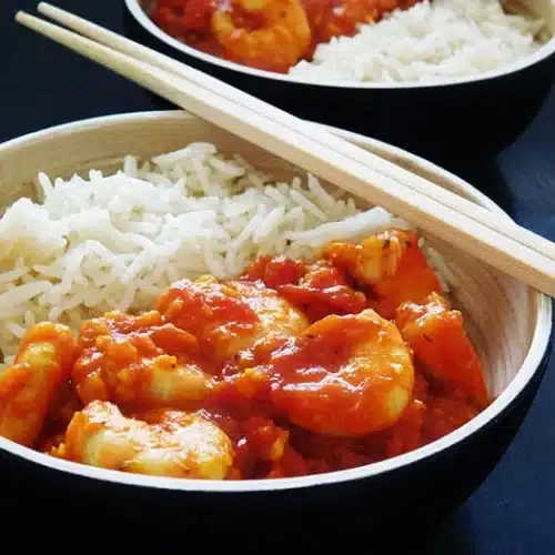 rougail aux crevettes