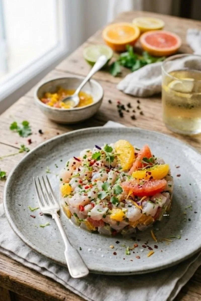 tartare de daurade aux agrumes tartare de daurade aux agrumes
