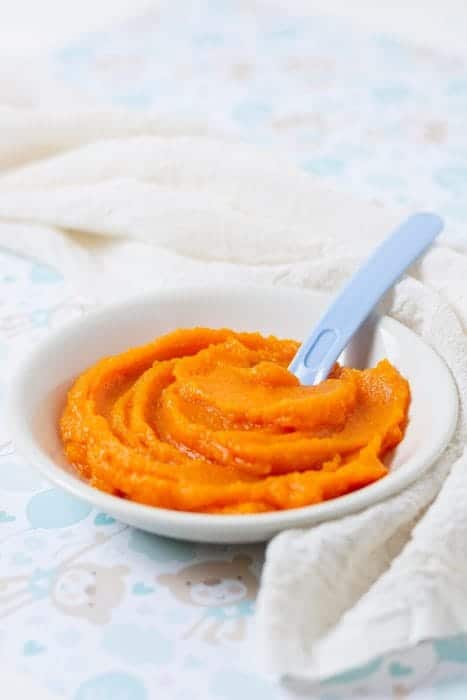 Purée de carottes et patates douces Purée de carottes et patates douces