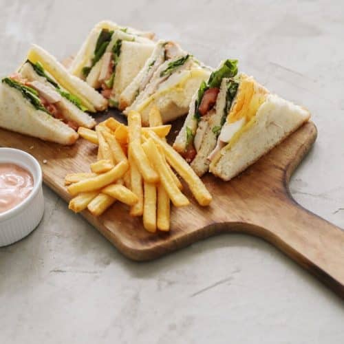 Club sandwich au poulet