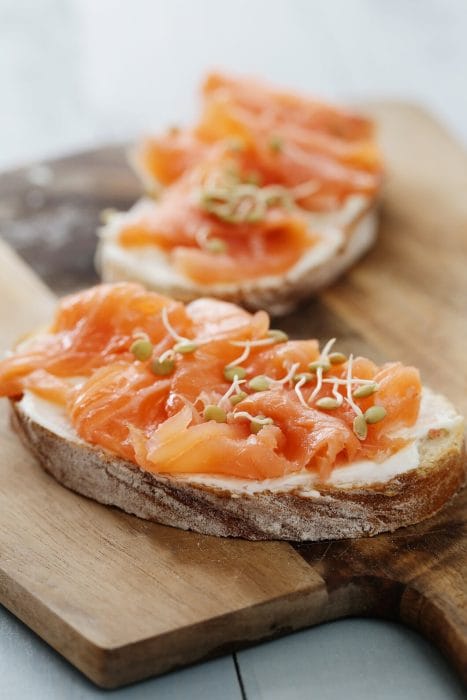 tartines au saumon fumé tartines au saumon fumé