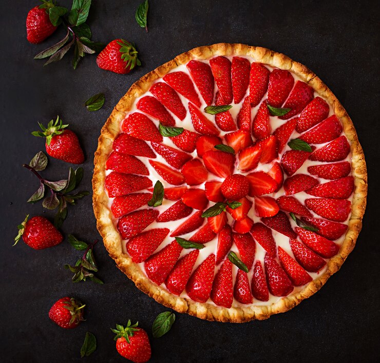 Tarte aux fraises