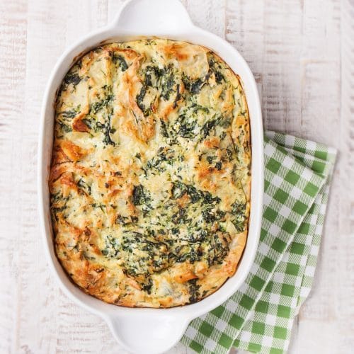 Gratin de blettes à la béchamel