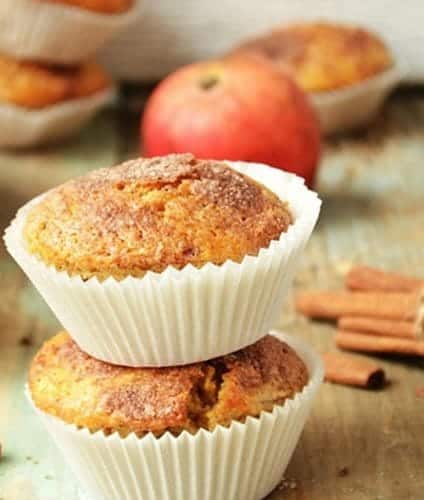 Muffins aux pommes et cannelle5