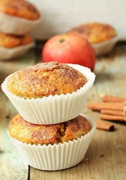 Muffins aux pommes et cannelle5