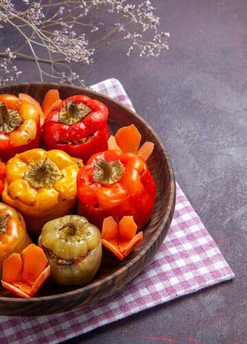 Poivrons farcis à la viande hachée