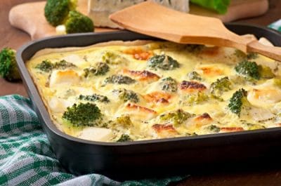 Quiche aux brocolis et féta