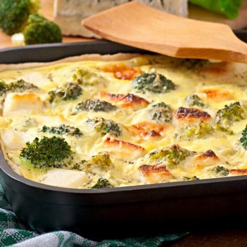 Quiche aux brocolis et féta