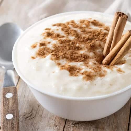 Riz au lait à la cannelle