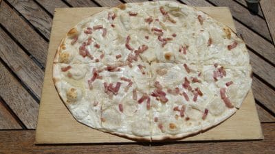 Tarte flambée alsacienne