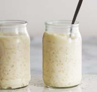 Riz au lait à la vanille