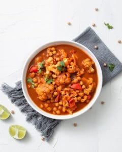 Curry de pois chiches au garam masala