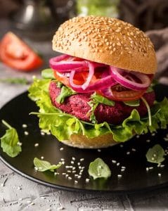 Burger végétarien aux haricots rouges Burger végétarien aux haricots rouges