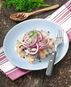 Salade de harengs aux pommes Salade de harengs aux pommes