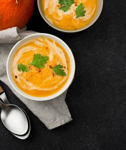 Velouté de potimarron aux 4 épices