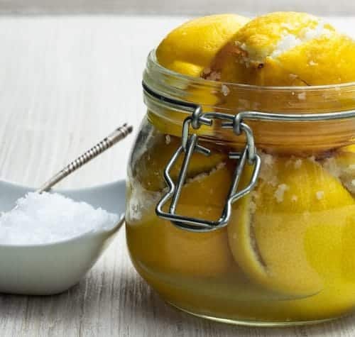 Citrons confits au sel