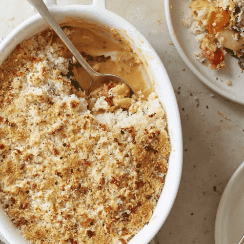 Crumble aux endives et amandes