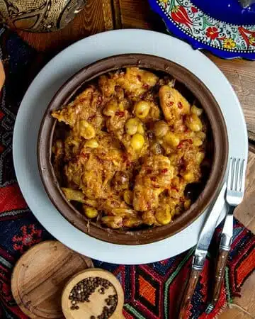 Ragoût de poulet aux chataignes
