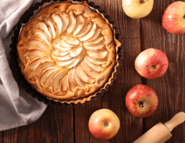 Tarte aux pommes et compote
