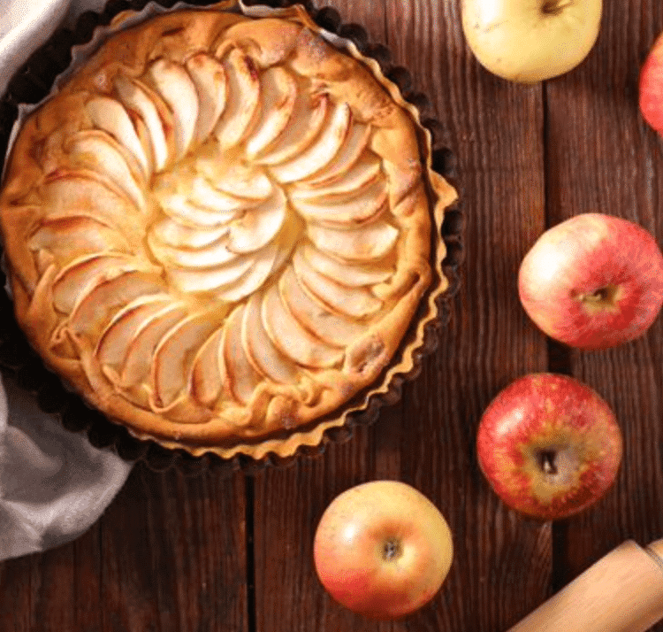 Tarte aux pommes et compote