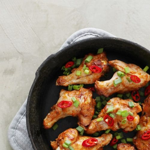Cuisses de poulet rôties au piment