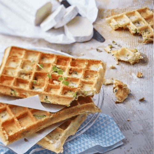 Gaufres salées aux fines herbes