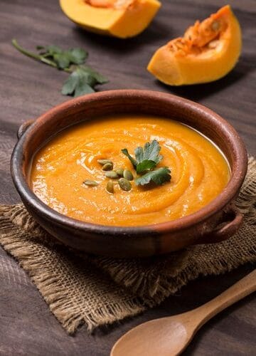 velouté de potimaron à la cannelle