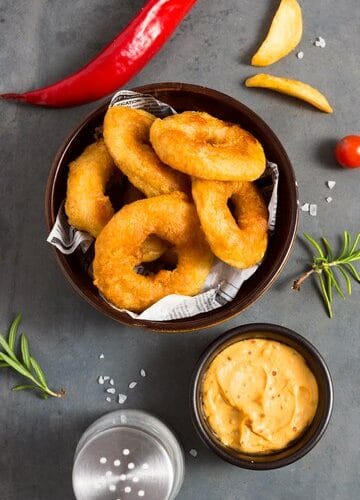 Beignets de calamars au curry