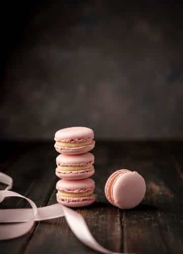 Macarons au yuzu et gingembre